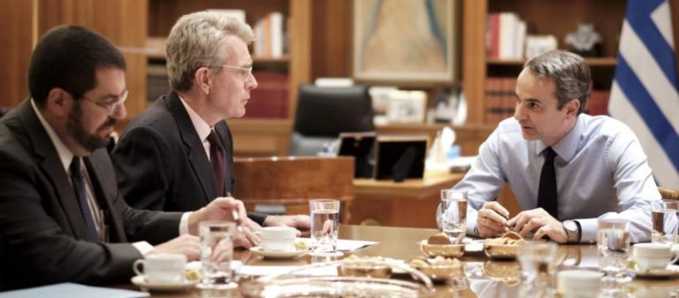 Τζέφρι Πάιατ: Συνάντηση με Κ.Μητσοτάκη στο Μέγαρο Μαξίμου και δηλώσεις περί «πυλώνων»